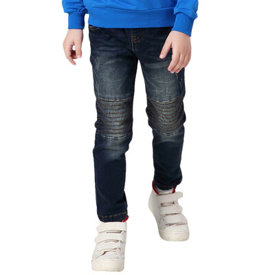 Xin Song boys stitching printed jeans in the big children Spring&Autumn cowboy casual trousers pants E059B 12056
Xin Song boys stitching printed jeans in the big children Spring&Autumn cowboy casual trousers pants E059B 12056