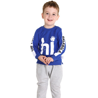 Balbara (BALABALA) children's clothing boys set children's baby equipment children's long-sleeved pants two-piece suit male 28041161101 dark blue 120
Balbara (BALABALA) children's clothing boys set children's baby equipment children's long-sleeved pants two-piece suit male 28041161101 dark blue 120