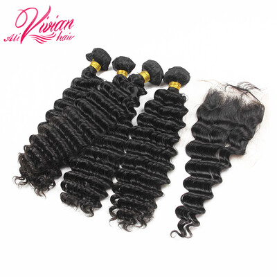 8A Brazilian Virgin Hair With Closure 3 Bundles Brazilian Deep Wave With Closure Unprocessed Brazilian Curly Human Hair Weaves
8A Brazilian Virgin Hair With Closure 3 Bundles Brazilian Deep Wave With Closure Unprocessed Brazilian Curly Human Hair Weaves