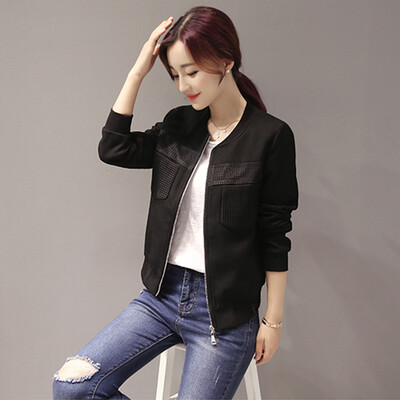 VIVAHEART Korean Slim Fashion Lifestyle Simple Round Collar Long Sleeve Baseball Short Jacket VWJK169431 Black L
VIVAHEART Korean Slim Fashion Lifestyle Simple Round Collar Long Sleeve Baseball Short Jacket VWJK169431 Black L