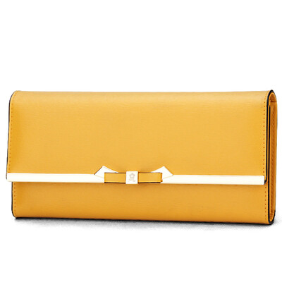 Monster Teng MONTAGUT wallet female long paragraph two fold bow Korean version of the big money folder folder Ms simple buckle small clear R5222056213 yellow
Monster Teng MONTAGUT wallet female long paragraph two fold bow Korean version of the big money folder folder Ms simple buckle small clear R5222056213 yellow