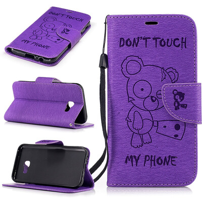 Purple Bear Style Embossing Classic Flip Cover with Stand Function and Credit Card Slot for SAMSUNG Galaxy A5 2017/A520
Purple Bear Style Embossing Classic Flip Cover with Stand Function and Credit Card Slot for SAMSUNG Galaxy A5 2017/A520