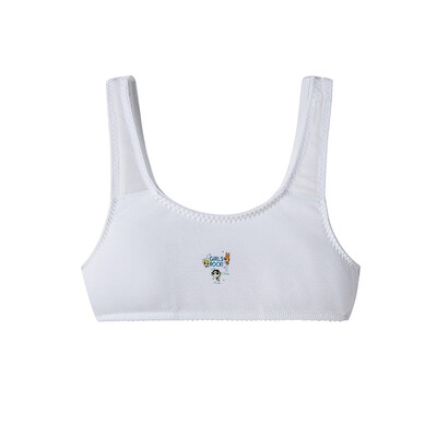 Dizi DICI children&39s cotton bra girl girl development period chest bra bra bra underwear small vest one stage 9C004A0 white A85
Dizi DICI children&39s cotton bra girl girl development period chest bra bra bra underwear small vest one stage 9C004A0 white A85