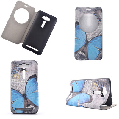 Blue Butterfly Design PU Leather Flip Cover Wallet Card Holder Case for Asus Zenfone 2 Laser ZE500KL
Blue Butterfly Design PU Leather Flip Cover Wallet Card Holder Case for Asus Zenfone 2 Laser ZE500KL