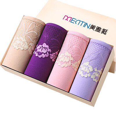 Jingdong supermarket beauty Ya Ting 4 loaded sexy lace ladies underwear women in the waist cotton crotch trousers color purple pink light purple code
Jingdong supermarket beauty Ya Ting 4 loaded sexy lace ladies underwear women in the waist cotton crotch trousers color purple pink light purple code