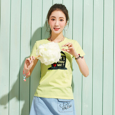Semir T-shirt summer Korean version of the cotton round neck T fun printing primer shirt 12216000043 dark blue
Semir T-shirt summer Korean version of the cotton round neck T fun printing primer shirt 12216000043 dark blue
