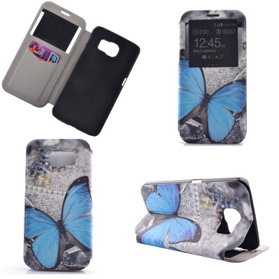 Blue Butterfly Design Кожа PU откидной крышки Кошелек для карты памяти Чехол для Samsung Galaxy S7 Edge
Blue Butterfly Design Кожа PU откидной крышки Кошелек для карты памяти Чехол для Samsung Galaxy S7 Edge