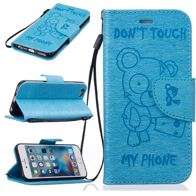 Light blue Bear Style Embossing Classic Flip Cover with Stand Function and Credit Card Slot for IPHONE 6/6S
Light blue Bear Style Embossing Classic Flip Cover with Stand Function and Credit Card Slot for IPHONE 6/6S