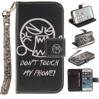 Do not touch me Design PU Leather Flip Cover Wallet Card Holder Case for IPHONE 55S5SE
Do not touch me Design PU Leather Flip Cover Wallet Card Holder Case for IPHONE 55S5SE