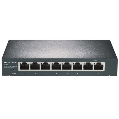Меркурий (MERCURY) SG108 8-портовый гигабитный стальной коммутатор сетевой кабельной сети ответвление дома общий контроль проекта шунт
Меркурий (MERCURY) SG108 8-портовый гигабитный стальной коммутатор сетевой кабельной сети ответвление дома общий контроль проекта шунт