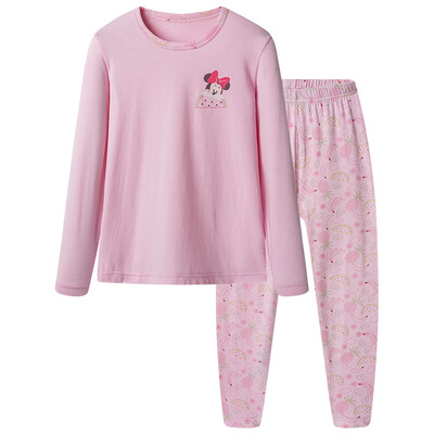 Disney children's suit cotton underwear suit boys and girls baby autumn home clothes pajamas 28790D0 angel powder 150
Disney children's suit cotton underwear suit boys and girls baby autumn home clothes pajamas 28790D0 angel powder 150