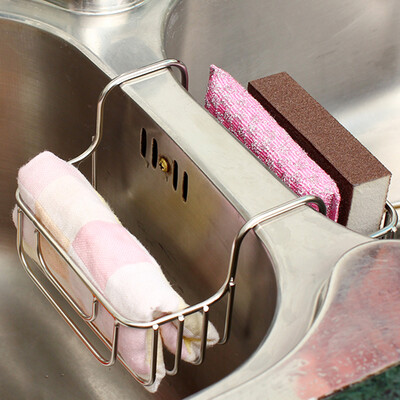 Ou Runzhe kitchen drain rack 304 stainless steel across the sink drain basket dish rags storage basket scouring pad sponge kitchen racks
Ou Runzhe kitchen drain rack 304 stainless steel across the sink drain basket dish rags storage basket scouring pad sponge kitchen racks