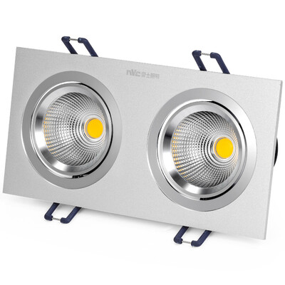 NVC cohort cob spotlight square double-headed led spotlight hall corridor aisle off the lights light 6W warm white 4000K
NVC cohort cob spotlight square double-headed led spotlight hall corridor aisle off the lights light 6W warm white 4000K