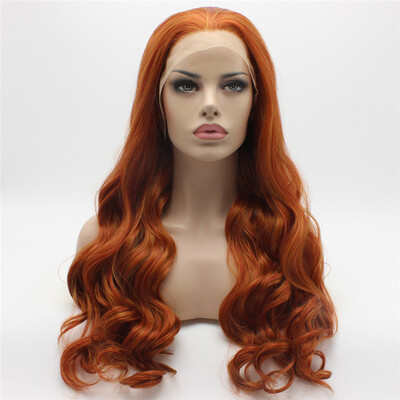 Iwona Wavy Long Red Golden Mix Wig Half Hand Tied Heat Resistant Synthetic Lace Front Wig
Iwona Wavy Long Red Golden Mix Wig Half Hand Tied Heat Resistant Synthetic Lace Front Wig