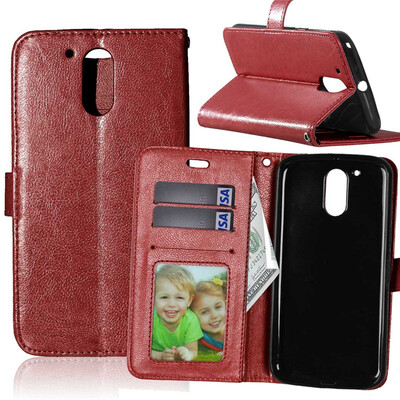 Brown Style Classic Flip Cover with Stand Function and Credit Card Slot for Motorola Moto G4 Plus
Brown Style Classic Flip Cover with Stand Function and Credit Card Slot for Motorola Moto G4 Plus