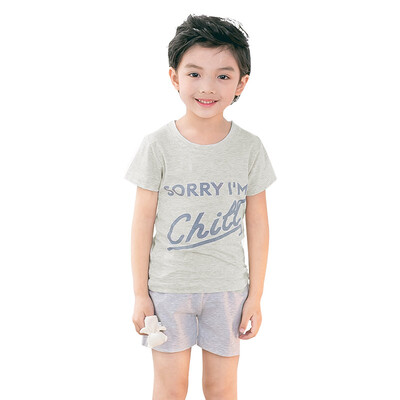 Yu Zhaolin YUZHAOLINE Kids T-Shirts Summer Outdoors Boys Short-Sleeve Shorts Set M426630 Sports Air Gray Gray 150 yards
Yu Zhaolin YUZHAOLINE Kids T-Shirts Summer Outdoors Boys Short-Sleeve Shorts Set M426630 Sports Air Gray Gray 150 yards