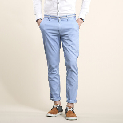 Camel (CAMEL) Men's miniatures in the waist straight casual pants solid color small right angle casual pants male X6P125093 light blue 36
Camel (CAMEL) Men's miniatures in the waist straight casual pants solid color small right angle casual pants male X6P125093 light blue 36