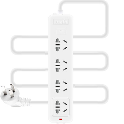 Intel Etman white 18 meters four-row five-hole four-bit total control switch row plug socket plug-in wiring board board drag line board
Intel Etman white 18 meters four-row five-hole four-bit total control switch row plug socket plug-in wiring board board drag line board