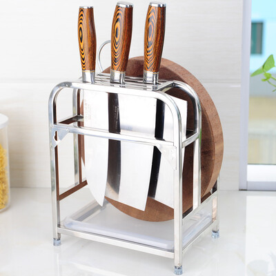 Bao Youyou knife holder knife stainless steel cutting board cutting board storage rack pot rack kitchen racks pot rack hanger kitchen supplies DQ9022-3
Bao Youyou knife holder knife stainless steel cutting board cutting board storage rack pot rack kitchen racks pot rack hanger kitchen supplies DQ9022-3