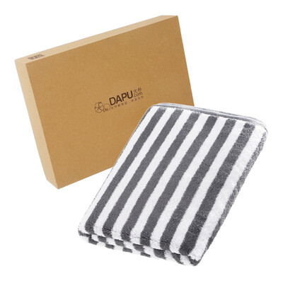 Large bed DAPU bath towel home textiles category A bath towel Xinjiang Avati bath towel color yarn yarn yarn striped cotton towel light gray 530g 70 140cm
Large bed DAPU bath towel home textiles category A bath towel Xinjiang Avati bath towel color yarn yarn yarn striped cotton towel light gray 530g 70 140cm