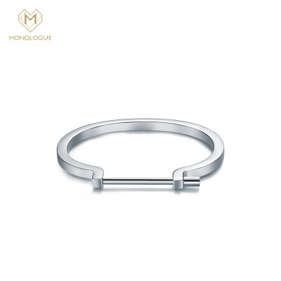 MONOLOGUE presumptuous personality simple fine steel bracelet silver white ME69 5.4cm
MONOLOGUE presumptuous personality simple fine steel bracelet silver white ME69 5.4cm