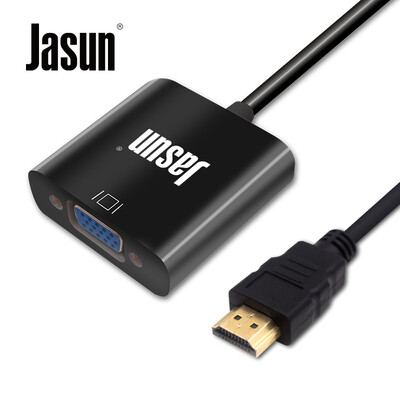 Jason JASUN HDMI to VGA converter with audio port HD video adapter adapter computer network box connection projector TV monitor line black JS-083
Jason JASUN HDMI to VGA converter with audio port HD video adapter adapter computer network box connection projector TV monitor line black JS-083