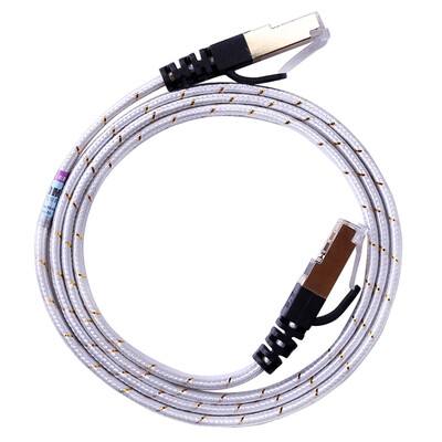 AMPCOM AMCOM AMCAT6AWH0830 super six flat cable pure copper CAT6A network jumper gold-plated shielded computer router connection cable white 3 m
AMPCOM AMCOM AMCAT6AWH0830 super six flat cable pure copper CAT6A network jumper gold-plated shielded computer router connection cable white 3 m