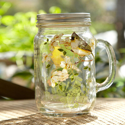 Evergreen cocktail with creative glass water cup Mason Cup Beer Cup dry fruit storage tank Large capacity 0.8L
Evergreen cocktail with creative glass water cup Mason Cup Beer Cup dry fruit storage tank Large capacity 0.8L
