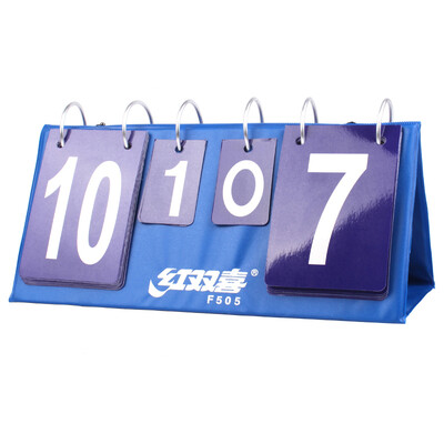 Red Double Happiness DHS Table Tennis Scoreboard Simple Table Tennis Breaker Score F505
Red Double Happiness DHS Table Tennis Scoreboard Simple Table Tennis Breaker Score F505
