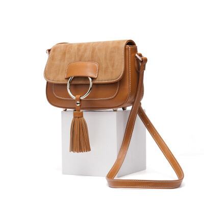 DOODOO Messenger bag female package Korean version of the female package small square bag wild mini shoulder hit color package ring tassel bag D6170 brown
DOODOO Messenger bag female package Korean version of the female package small square bag wild mini shoulder hit color package ring tassel bag D6170 brown