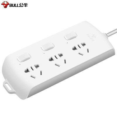 Bull BULL GN-B2033 new national standard socket plug board row row row of plug wiring board drag line board 3 sub-control length of 18 meters
Bull BULL GN-B2033 new national standard socket plug board row row row of plug wiring board drag line board 3 sub-control length of 18 meters