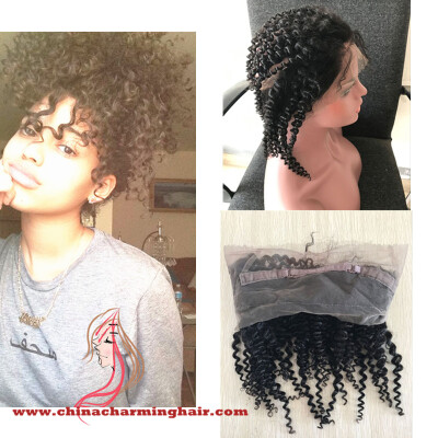 Kinky Curly Malaysian Virgin Hair 360 Lace Frontal Natural Color Preplucked Lace Preplucked Closure With Straps Baby
Kinky Curly Malaysian Virgin Hair 360 Lace Frontal Natural Color Preplucked Lace Preplucked Closure With Straps Baby