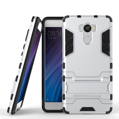 Silver Slim Robot Armor Kickstand Shockproof Hard Rugged Rubber Back Case For XIAOMI RedMi 4 Prime
Silver Slim Robot Armor Kickstand Shockproof Hard Rugged Rubber Back Case For XIAOMI RedMi 4 Prime