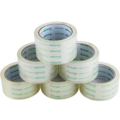 GuangBo 6 package 60mm 60y high transparent wide tape sealing tape office stationery FX-62
GuangBo 6 package 60mm 60y high transparent wide tape sealing tape office stationery FX-62