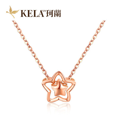 Kelan 18K rose gold necklace K gold sets of hollow square pendant female KLZW028777
Kelan 18K rose gold necklace K gold sets of hollow square pendant female KLZW028777