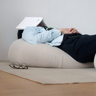 

QUATREFOIL Японское белье futon ленивый диван подушка светло-серый