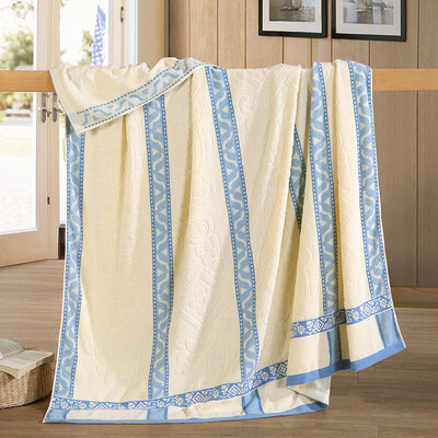 Yingxin textile cotton jacquard towel is breathable air-conditioned blanket blanket napping sofa blanket blanket blue 150 200cm
Yingxin textile cotton jacquard towel is breathable air-conditioned blanket blanket napping sofa blanket blanket blue 150 200cm