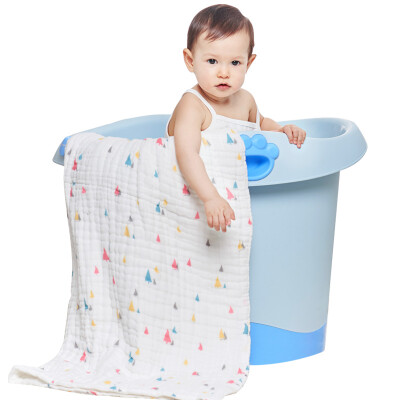 

Плитка детское полотенце хлопок абсорбент ребенок детский марля ванна большое полотенце новорожденного хлопка покрытие одеяло 100 * 100 см