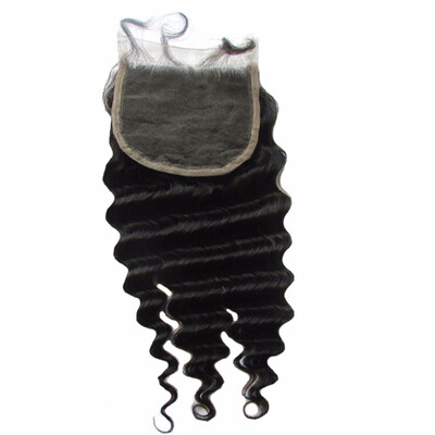 QDKZJ Free Shipping Brazilian Deep Wave Closure 4x4 Virgin Human Hair Closure Bleached Knots Lace Closure Free Three Middle Par
QDKZJ Free Shipping Brazilian Deep Wave Closure 4x4 Virgin Human Hair Closure Bleached Knots Lace Closure Free Three Middle Par