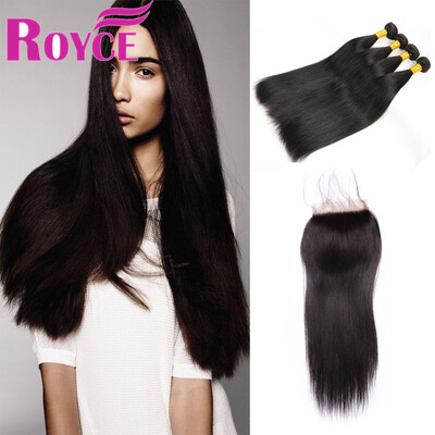 Mink Malaysian Virgin Hair Straight 4Bundles with Lace Closure Malaysian Human Hair Straight Bundles with Closure Extensions
Mink Malaysian Virgin Hair Straight 4Bundles with Lace Closure Malaysian Human Hair Straight Bundles with Closure Extensions