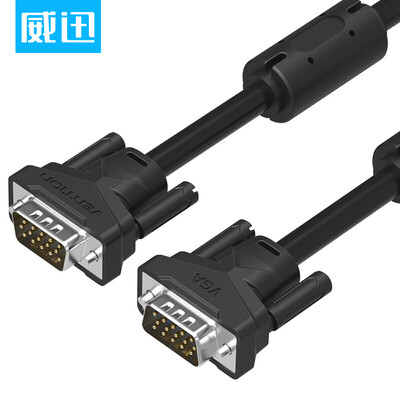 WDC VENTION VGA video cable HD vga computer TV cable 3 6 pure copper computer monitor line projector line black 2 meters VAG-B04-B200
WDC VENTION VGA video cable HD vga computer TV cable 3 6 pure copper computer monitor line projector line black 2 meters VAG-B04-B200