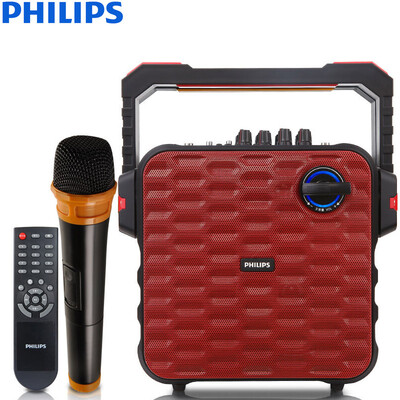 Philips (PHILIPS) звуковые колонки наружный звук квадратный танец мощное аудио мини стерео портативный портативный аудио Bluetooth USB беспроводной микрофон красный SD60 / 93
Philips (PHILIPS) звуковые колонки наружный звук квадратный танец мощное аудио мини стерео портативный портативный аудио Bluetooth USB беспроводной микрофон красный SD60 / 93