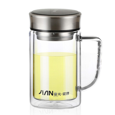 【Jingdong Supermarket】 Fu Guangjian Series Double-layer Fu Guang male and female with a teapot portable creative double-layer tea glass cup black 380ML (X1501-KSPT-380
【Jingdong Supermarket】 Fu Guangjian Series Double-layer Fu Guang male and female with a teapot portable creative double-layer tea glass cup black 380ML (X1501-KSPT-380