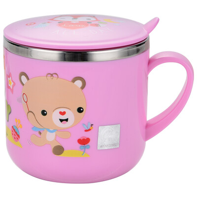 United States Fisher baby child insulation cup baby single handle training drinking cup with cover 270ML pink
United States Fisher baby child insulation cup baby single handle training drinking cup with cover 270ML pink
