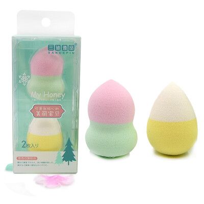 Three di Yi two-color Q-play puff 2 loaded wet&dry with water to change the size of the fine does not cost powder non-latex color crystal
Three di Yi two-color Q-play puff 2 loaded wet&dry with water to change the size of the fine does not cost powder non-latex color crystal