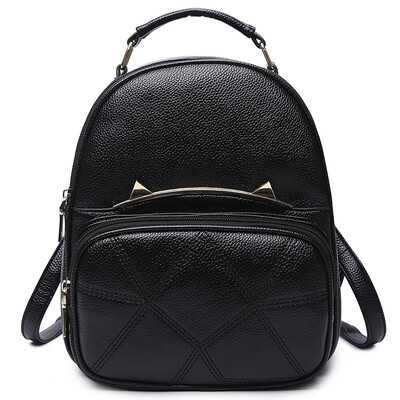 Thousand summer shoulder bag female Korean casual backpack fashion wild cats female bag college wind bag female 200 cat black
Thousand summer shoulder bag female Korean casual backpack fashion wild cats female bag college wind bag female 200 cat black