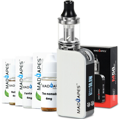 Madvapes M50 мини электронная сигарета дым термостат большой яркий серый опыт заряженное ружье
Madvapes M50 мини электронная сигарета дым термостат большой яркий серый опыт заряженное ружье