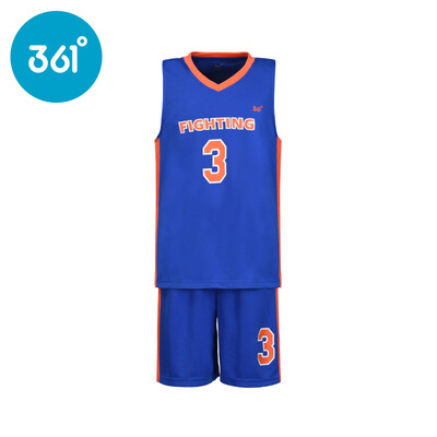 361 ° children's clothing boy summer new sports basketball clothes N51721461 blue inlaid 160
361 ° children's clothing boy summer new sports basketball clothes N51721461 blue inlaid 160