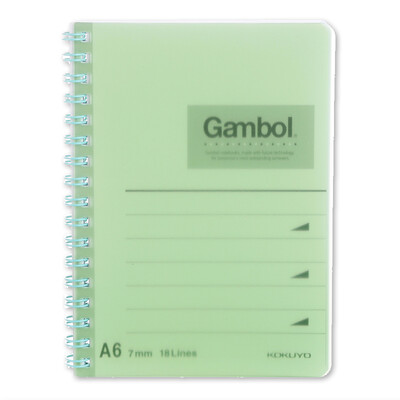 Gucci KOKUYO Gambol transparent PP double helix binding notebook notepad A6 50 page color random WCN-DS1055
Gucci KOKUYO Gambol transparent PP double helix binding notebook notepad A6 50 page color random WCN-DS1055