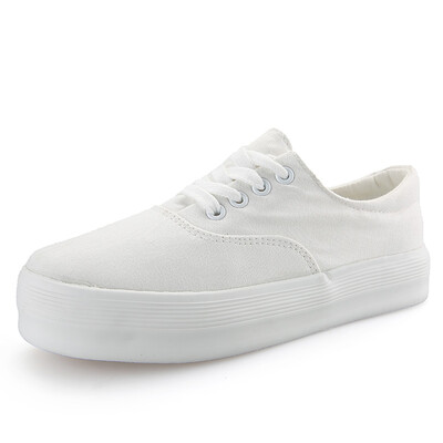 Yidi (YIDI) women's fashion classic low to help the bottom of the casual shoes college students wind girls canvas shoes Y6187 white 36
Yidi (YIDI) women's fashion classic low to help the bottom of the casual shoes college students wind girls canvas shoes Y6187 white 36